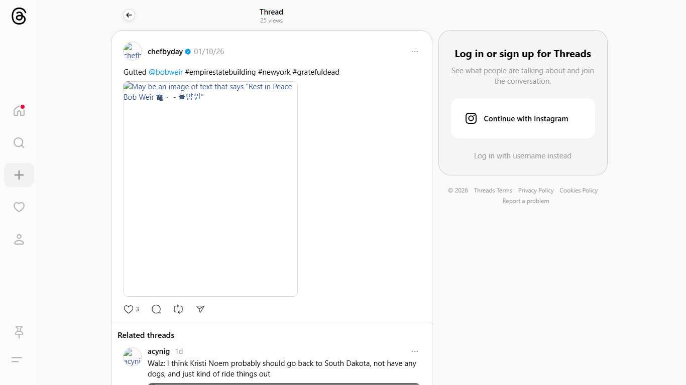 Gutted @bobweir #empirestatebuilding #newyork #gratefuldead